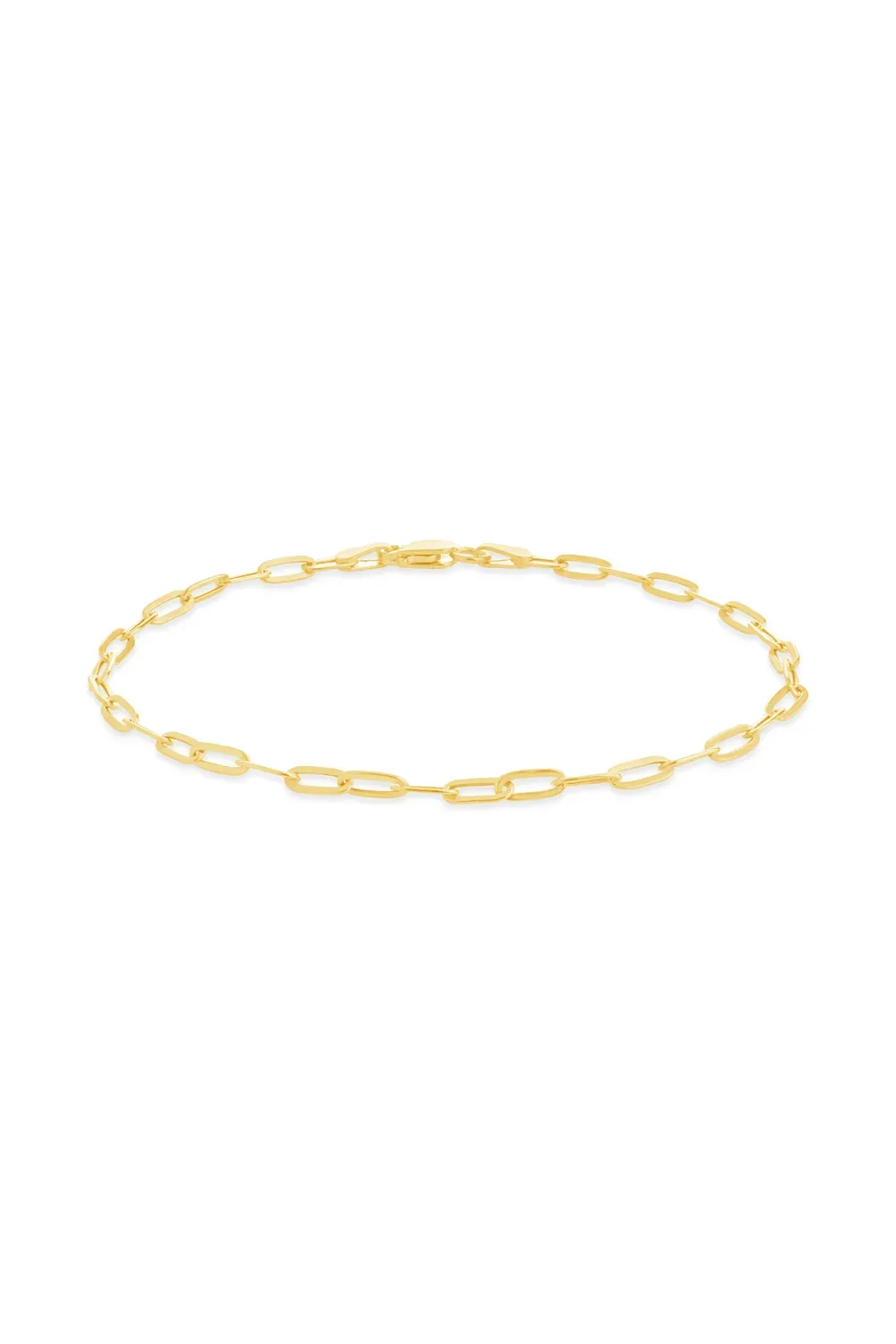 Sterling Forever - 14k Italian Gold Paperclip Chain Bracelet sold by Reitmans product image thumbnail 4