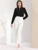 Allegra K - Pleated Mock Neck Blouse sold by Reitmans