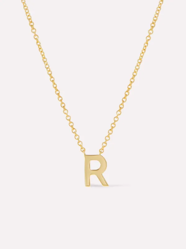Ana Luisa - Gold Initial Necklace - Letter Necklace - R sold by Reitmans
