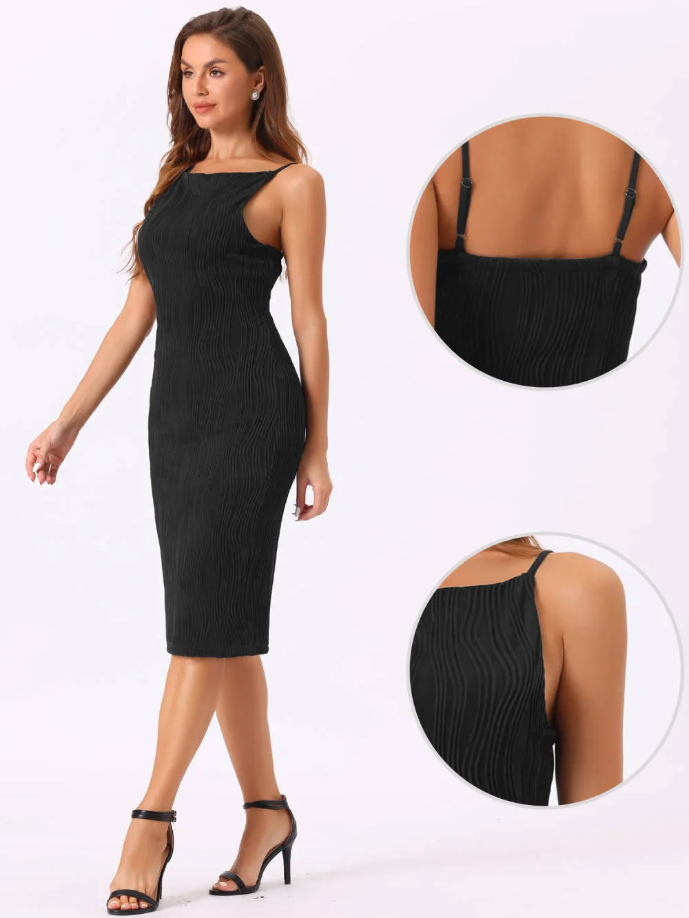 Allegra K- Boat Neck Midi Sleeveless Dress sold by Reitmans product image thumbnail 2