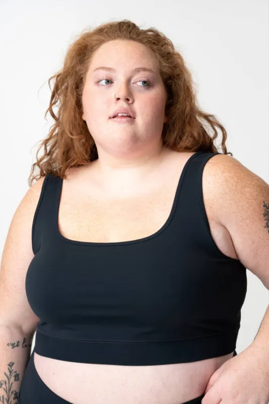 alder apparel - adventure performance cropped tank (plus size) made by Reitmans