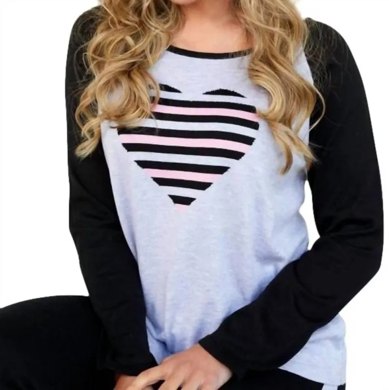 ANGEL - Baseball Crew Neck Top sold by Reitmans