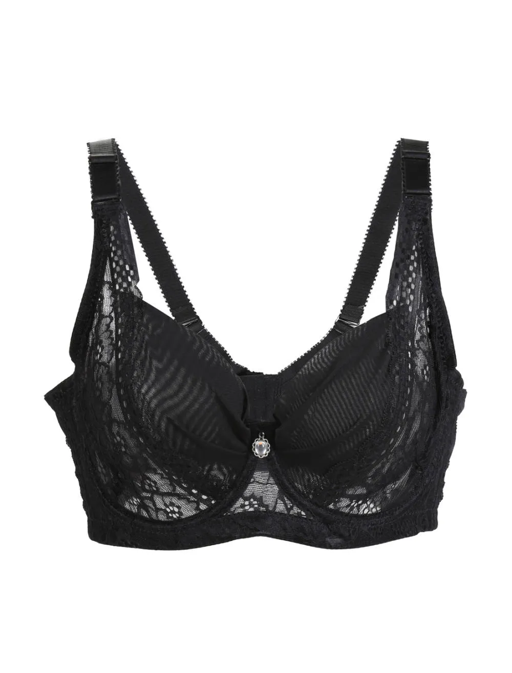 Allegra K- Lace Underwire Sheer Bralette Bra sold by Reitmans