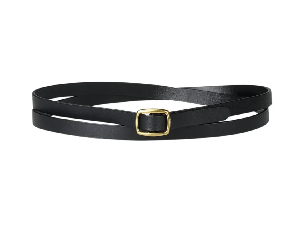 Allegra K- Adjustable Skinny Faux Leather Belt sold by Reitmans