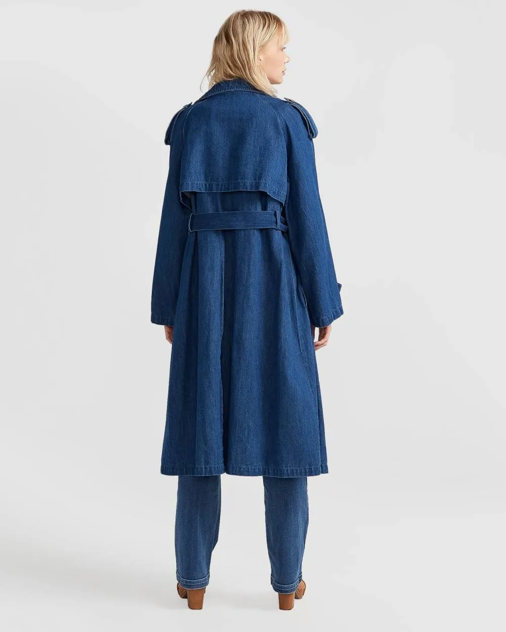 Belle & Bloom Wild Skies Denim Trench sold by Reitmans product image thumbnail 5