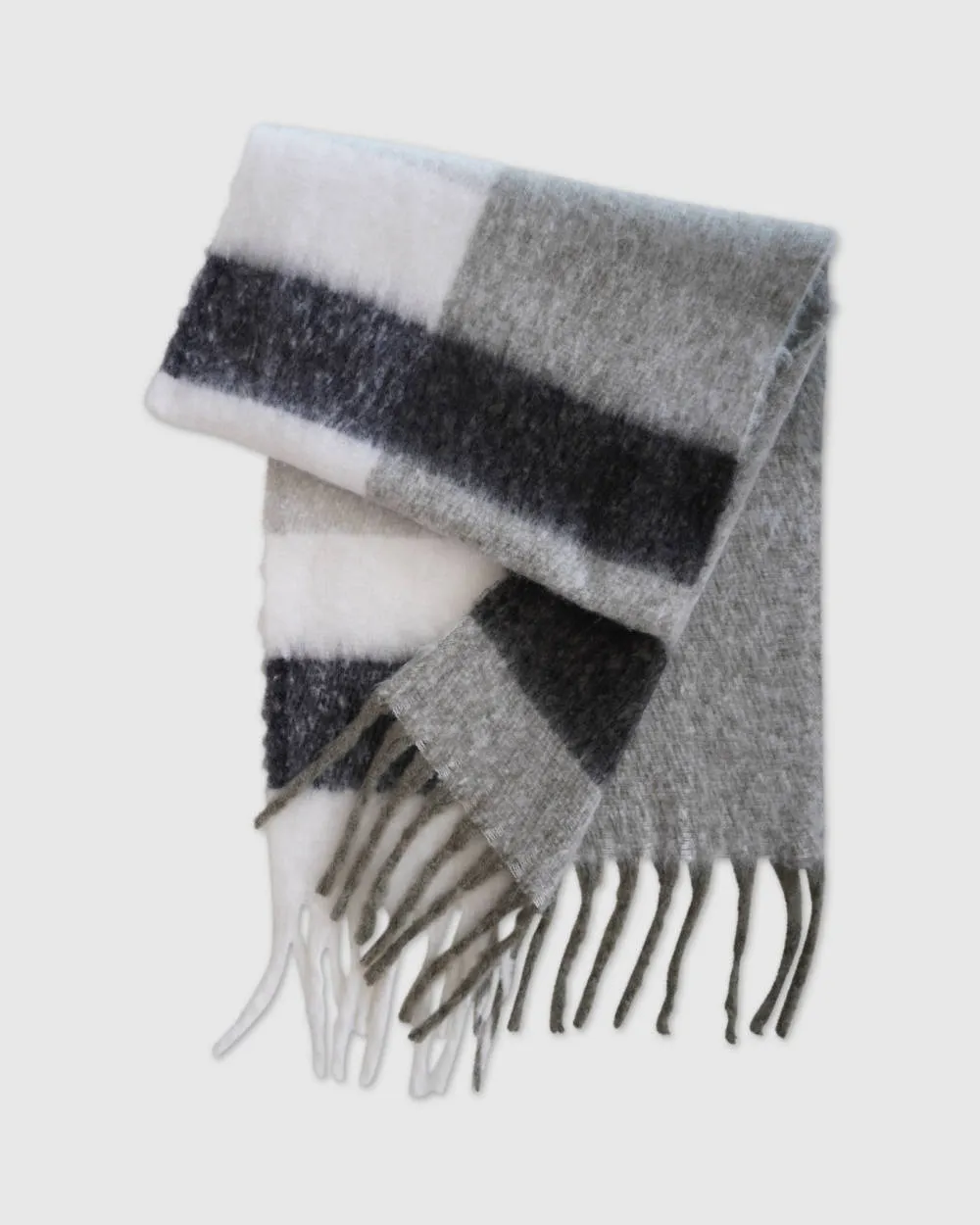 Crossroads Plaid Scarf - Monochrome sold by Reitmans product image thumbnail 2