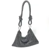 Silvertone Crystal Mesh Evening Clutch Bag - Don't AsK sold by Reitmans