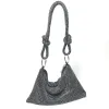 Silvertone Crystal Mesh Evening Clutch Bag - Don't AsK sold by Reitmans