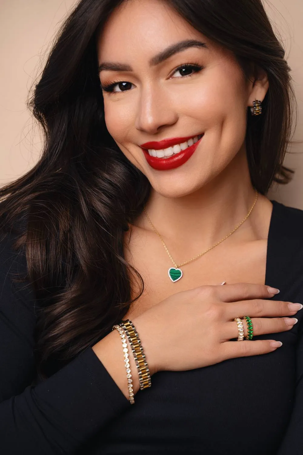 Jewels By Sunaina - MARIA Heart Necklace sold by Reitmans product image thumbnail 2