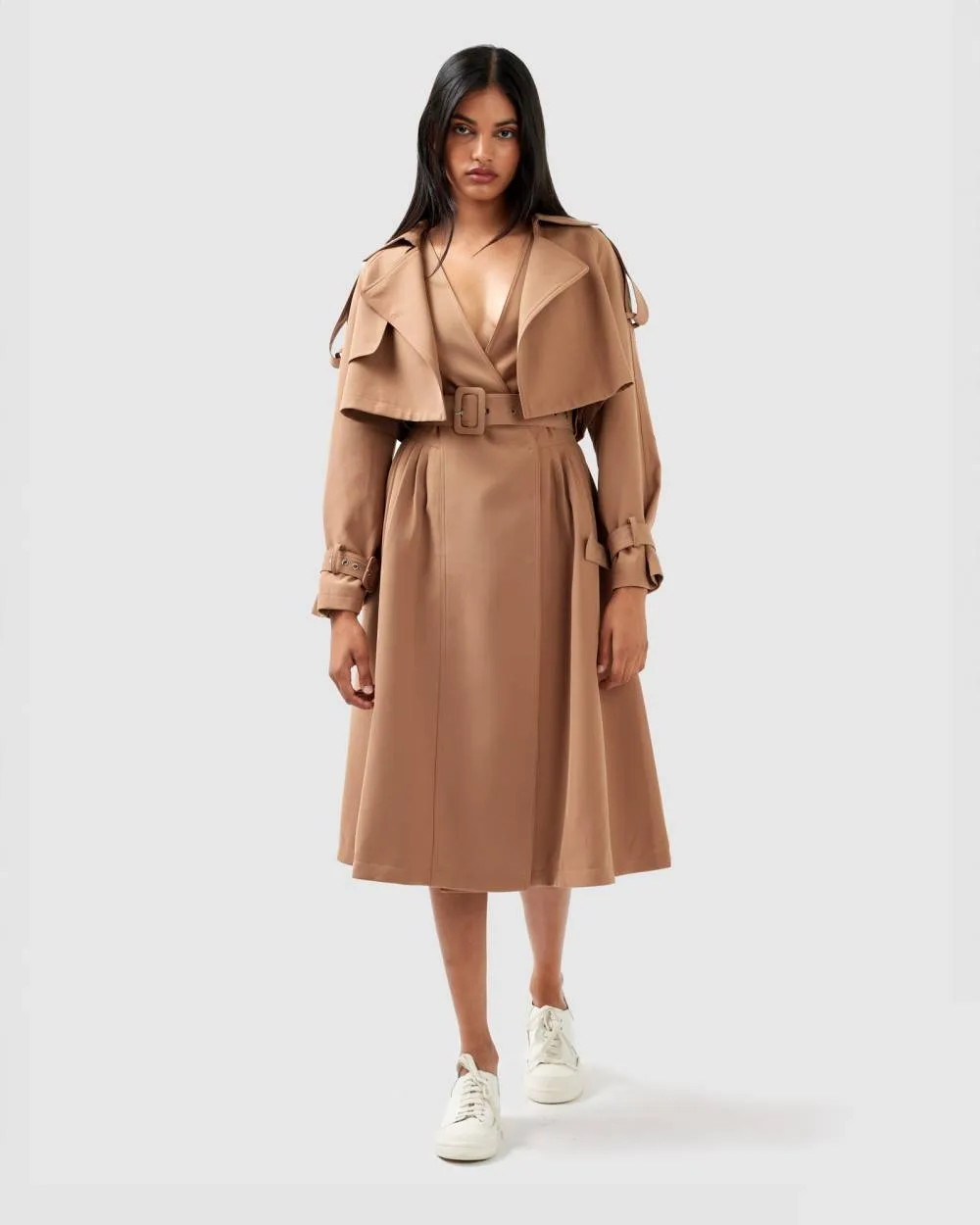 Manhattan Cropped Trench - Camel sold by Reitmans product image thumbnail 2