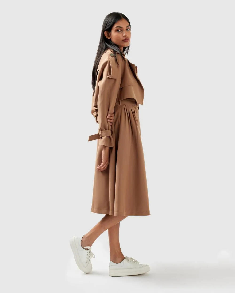 Manhattan Cropped Trench - Camel sold by Reitmans product image thumbnail 3