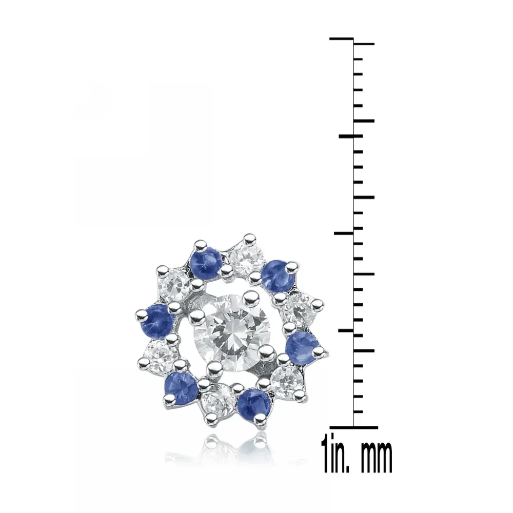 Genevive Sterling Silver with Clear Cubic Zirconia Wreath Earrings sold by Reitmans product image thumbnail 4