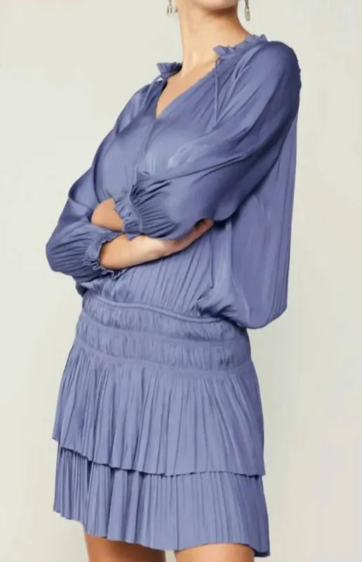 current air - Aurelie Pleated Mini Dress sold by Reitmans