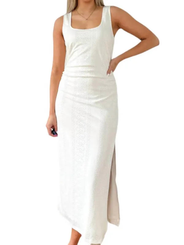 Z Supply - Lilian Knit Eyelet Maxi Dress made by Reitmans