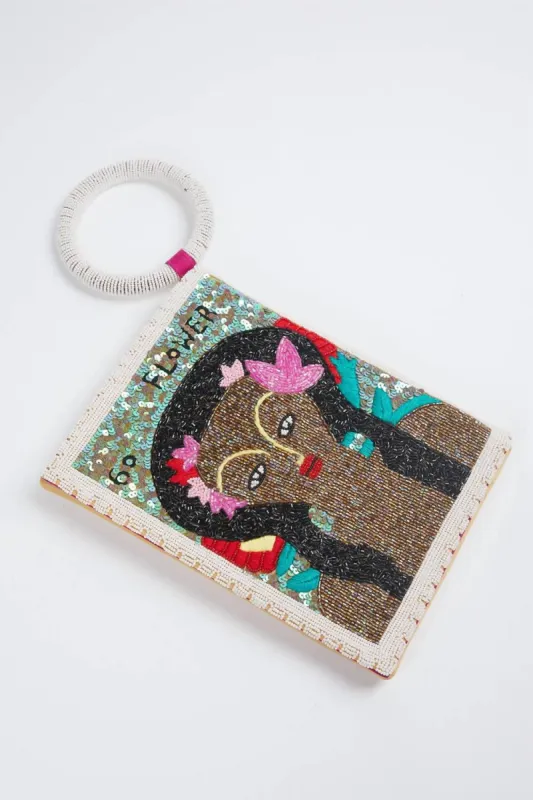 ETHNiQUE - Etta Handmade Beaded Wristlet sold by Reitmans