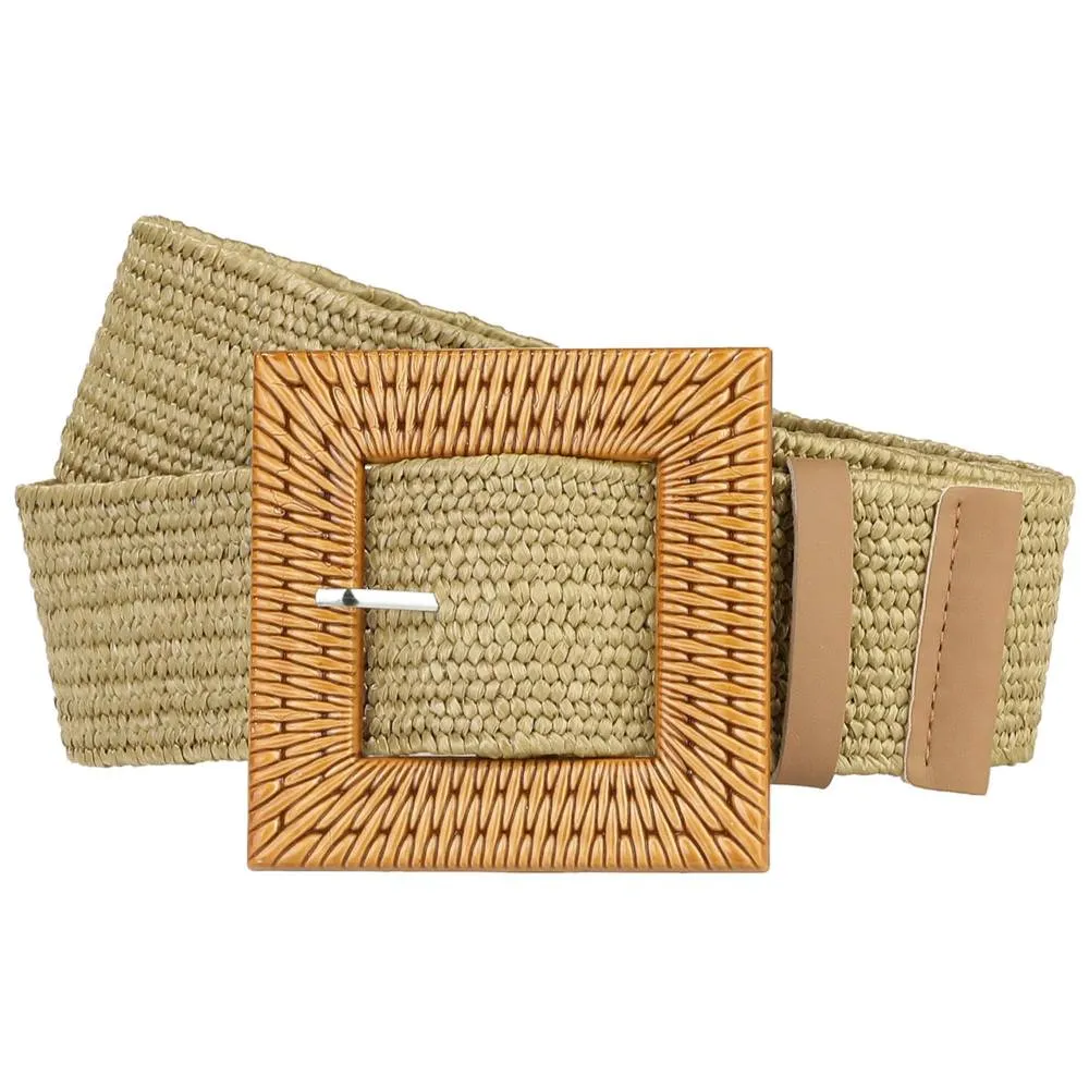 Allegra K- Wide Stretch Woven Elastic Waist Belt sold by Reitmans