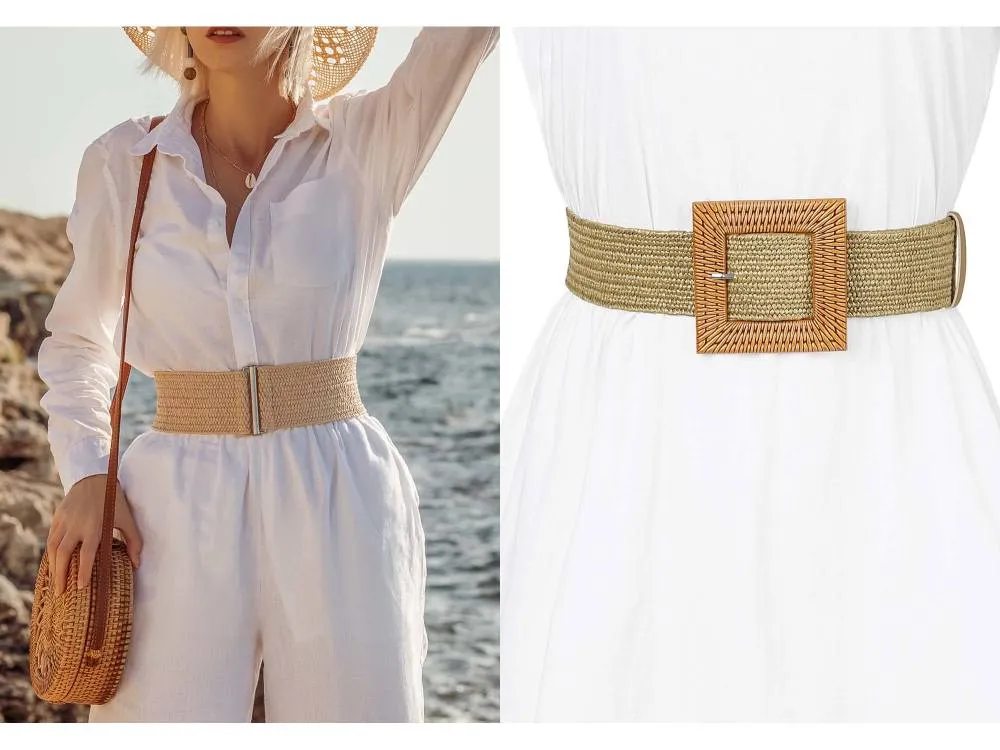 Allegra K- Wide Stretch Woven Elastic Waist Belt sold by Reitmans product image thumbnail 5