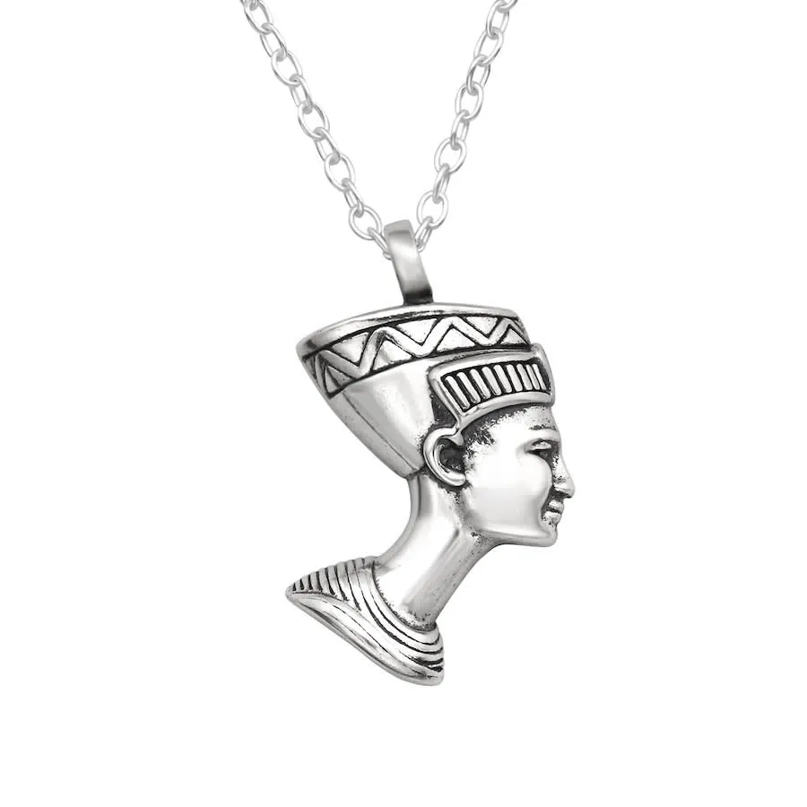 Sterling Silver Dainty Nefertiti Pendant Necklace - Ag Sterling sold by Reitmans