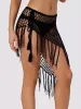 Allegra K- Hollow Out Tassle Skirt Swimwear Cover Up Maxi Sarong sold by Reitmans