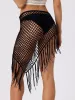 Allegra K- Hollow Out Tassle Skirt Swimwear Cover Up Maxi Sarong sold by Reitmans