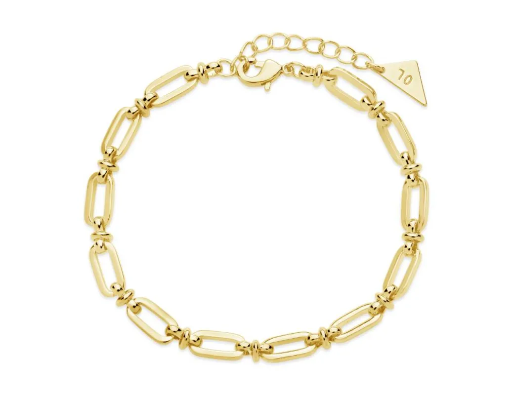Sterling Forever - Oval Link Chain Bracelet sold by Reitmans