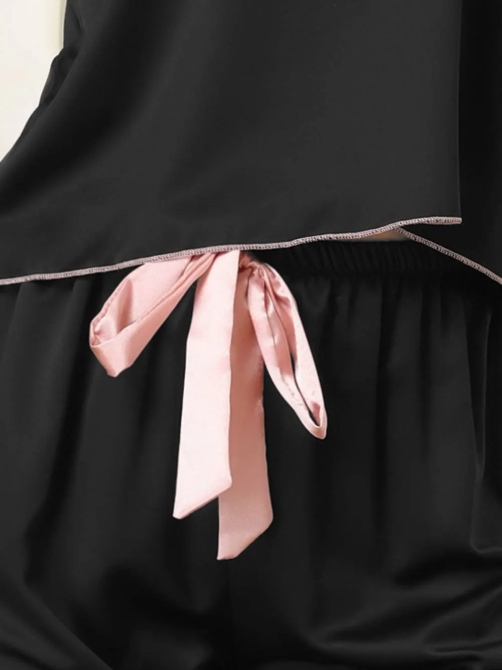 cheibear - Camisole Pants Silky Summer Nightwear Set sold by Reitmans product image thumbnail 4