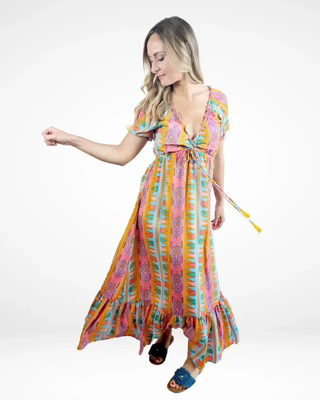 Urban Lux Chloe Mini Ruffle Print Dress sold by Reitmans product image thumbnail 5