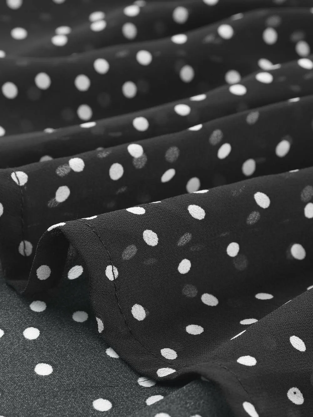 Allegra K- Smocked Polka Dots Peplum Blouse sold by Reitmans product image thumbnail 5