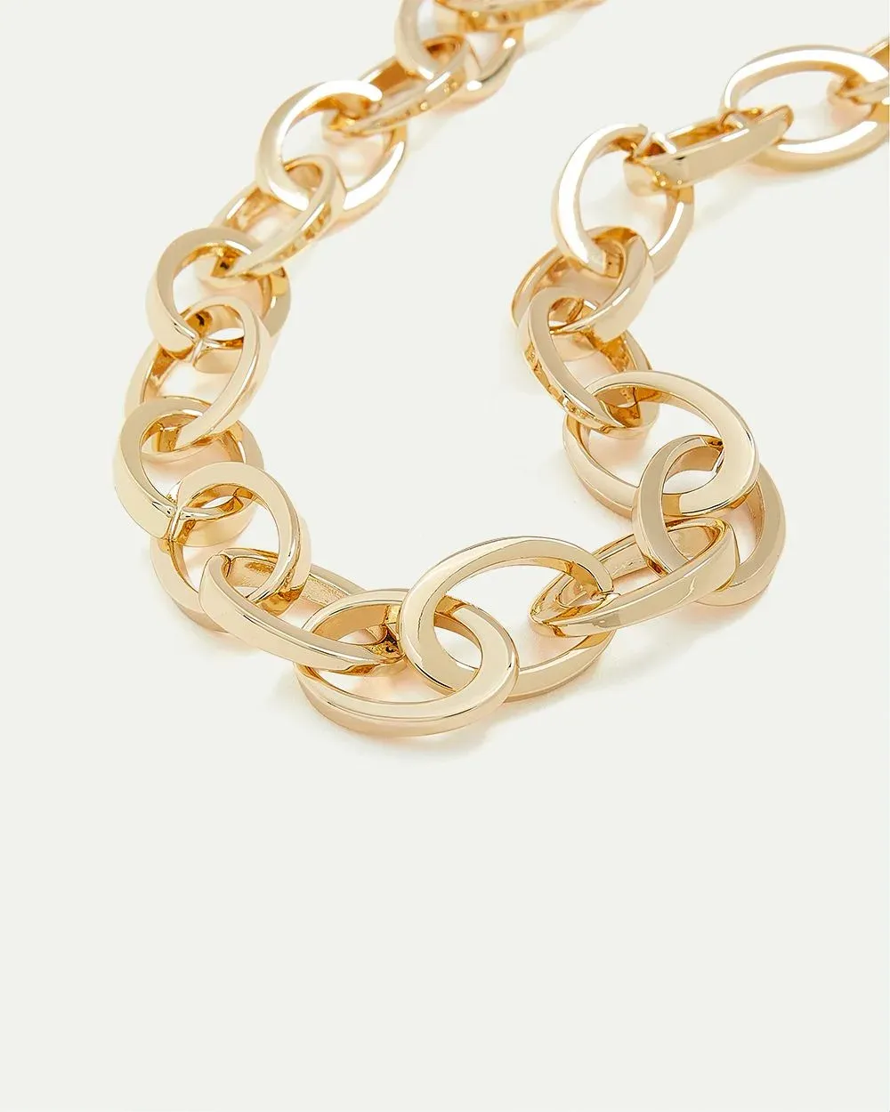 Short Oval Link Chain Necklace sold by Reitmans product image thumbnail 3