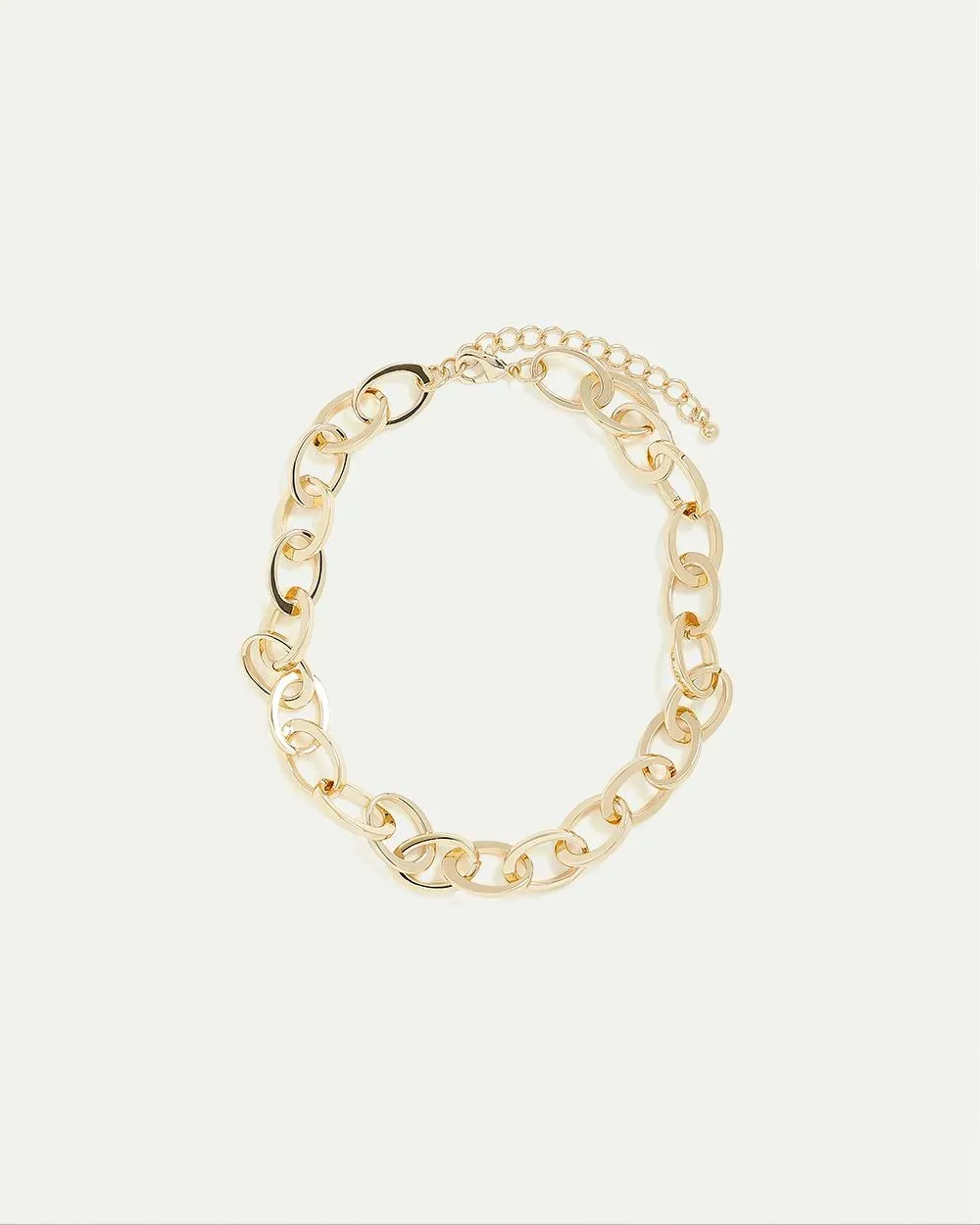 Short Oval Link Chain Necklace sold by Reitmans product image thumbnail 4