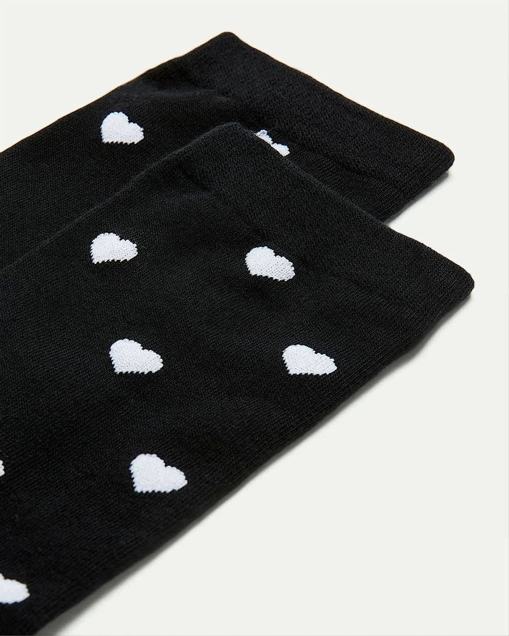 Cotton Crew Socks with Hearts sold by Reitmans product image thumbnail 3