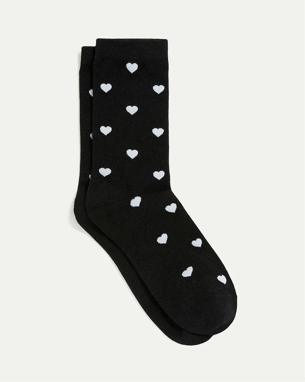 Cotton Crew Socks with Hearts sold by Reitmans product image thumbnail 4