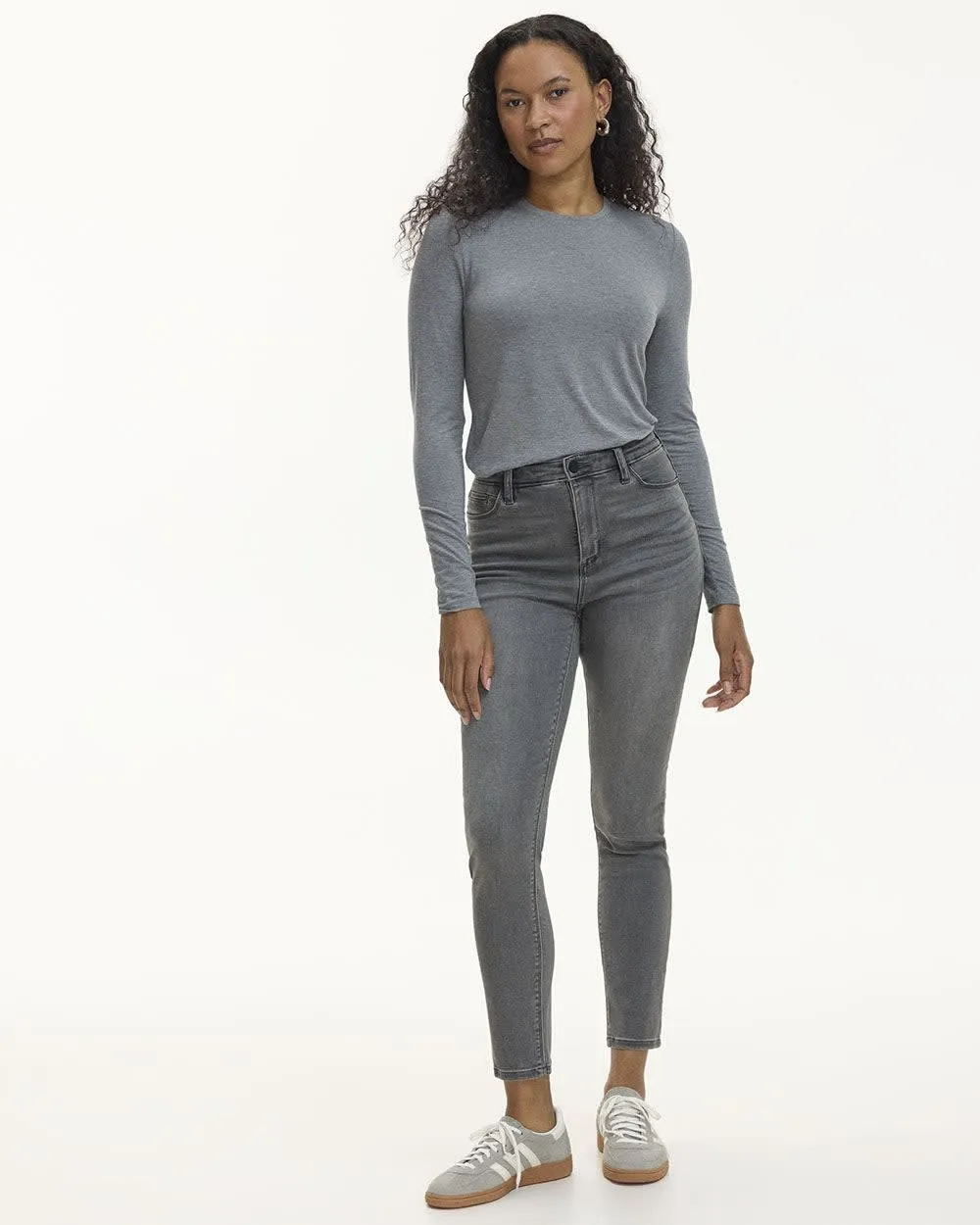 Skinny-Leg High-Rise Jean - The Signature (R) - Petite sold by Reitmans product image thumbnail 3