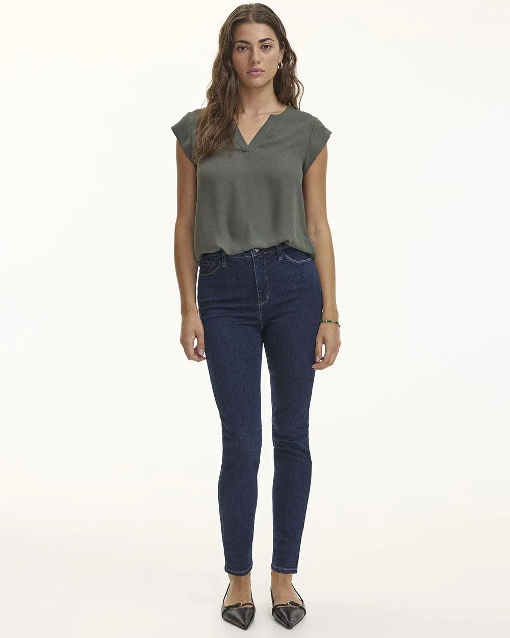 Skinny-Leg High-Rise Jean - The Signature (R) - Tall sold by Reitmans product image thumbnail 3
