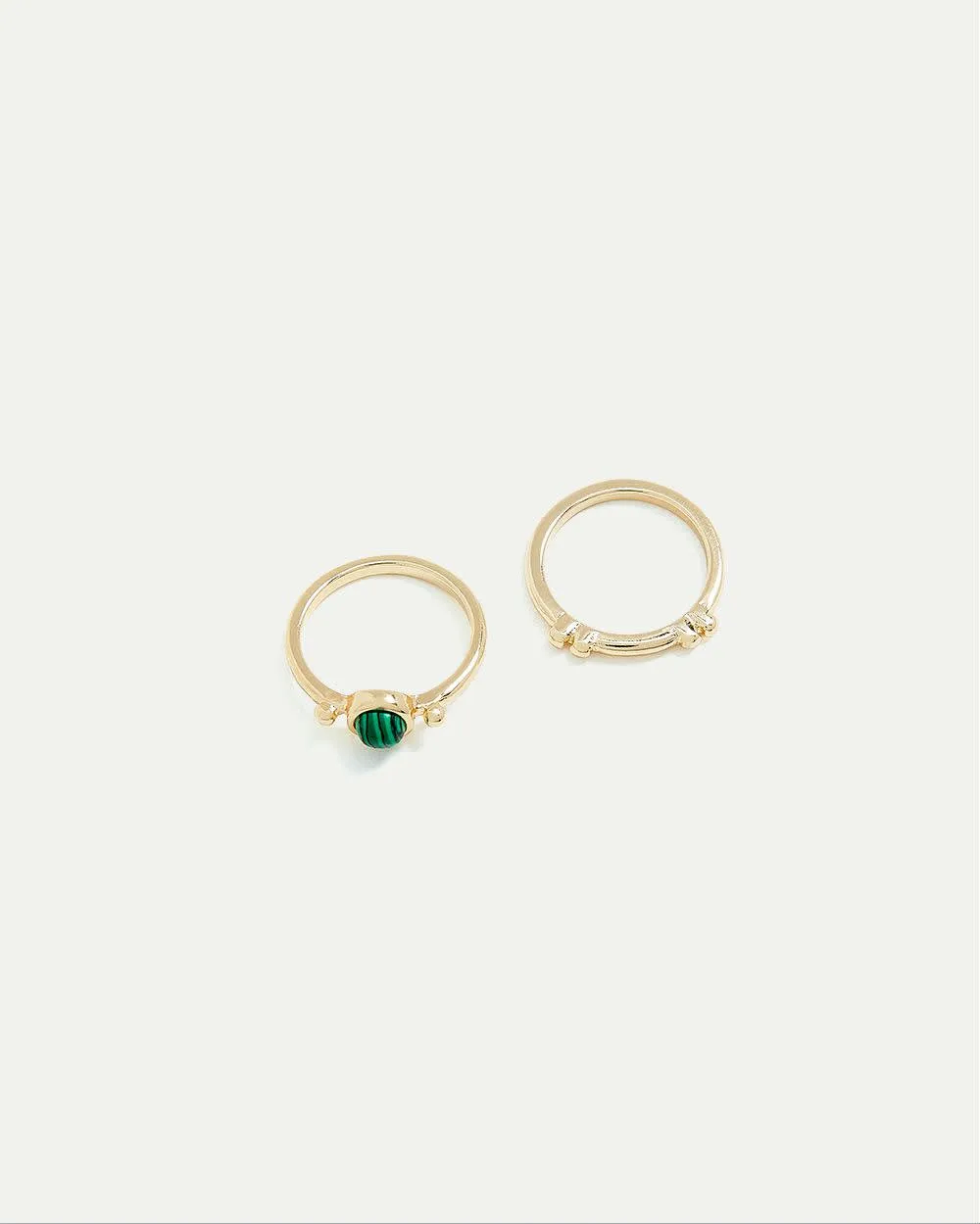 Rings with Malachite - Set of 2 sold by Reitmans product image thumbnail 2