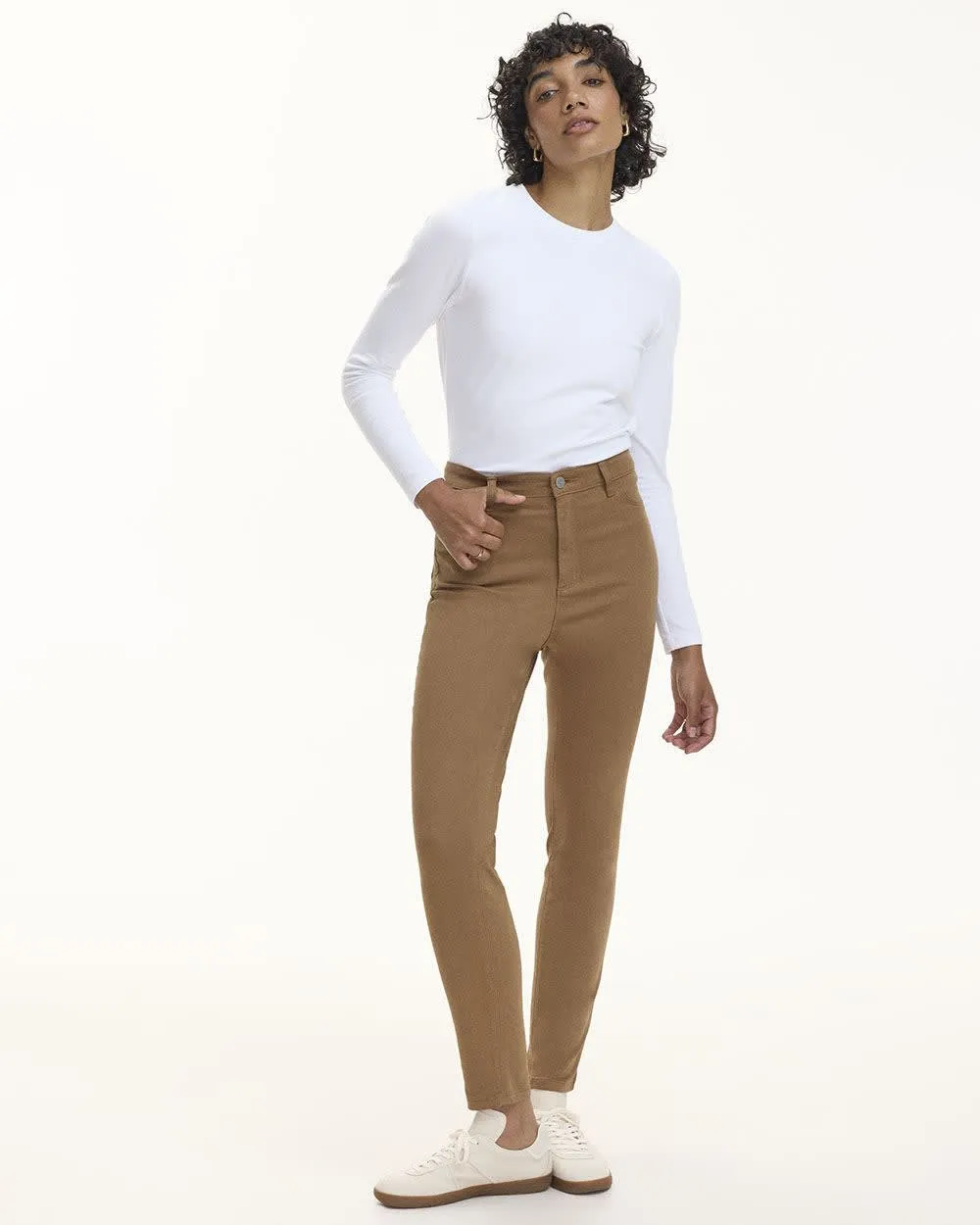 Skinny-Leg High-Rise Pants sold by Reitmans product image thumbnail 3