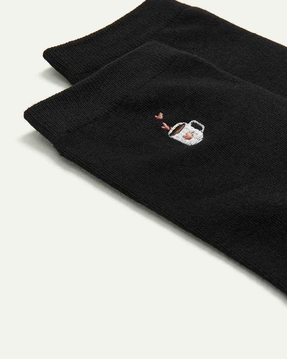 Cotton Crew Socks with Cup of Coffee sold by Reitmans product image thumbnail 3