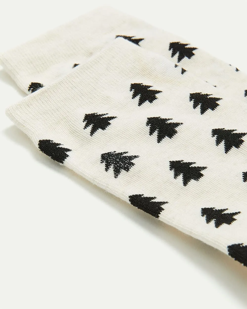 Cotton Crew Socks with Shimmery Trees sold by Reitmans product image thumbnail 3