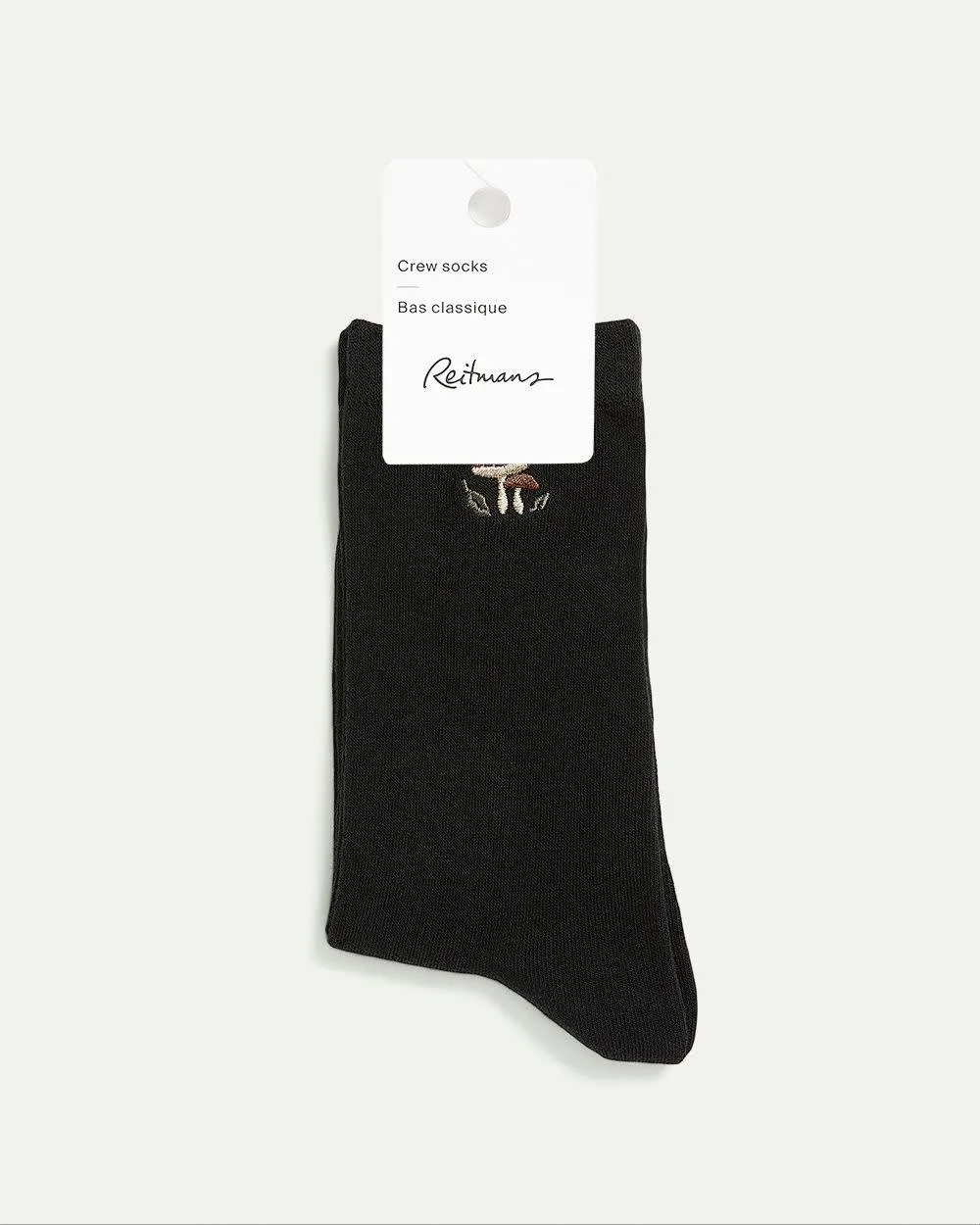 Cotton Crew Socks with Mushrooms sold by Reitmans product image thumbnail 2