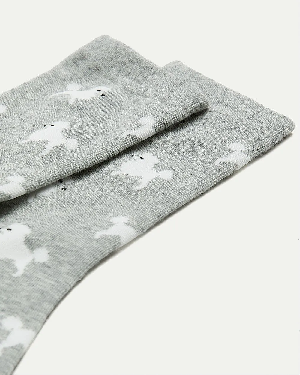 Cotton Crew Socks with Poodles sold by Reitmans product image thumbnail 3