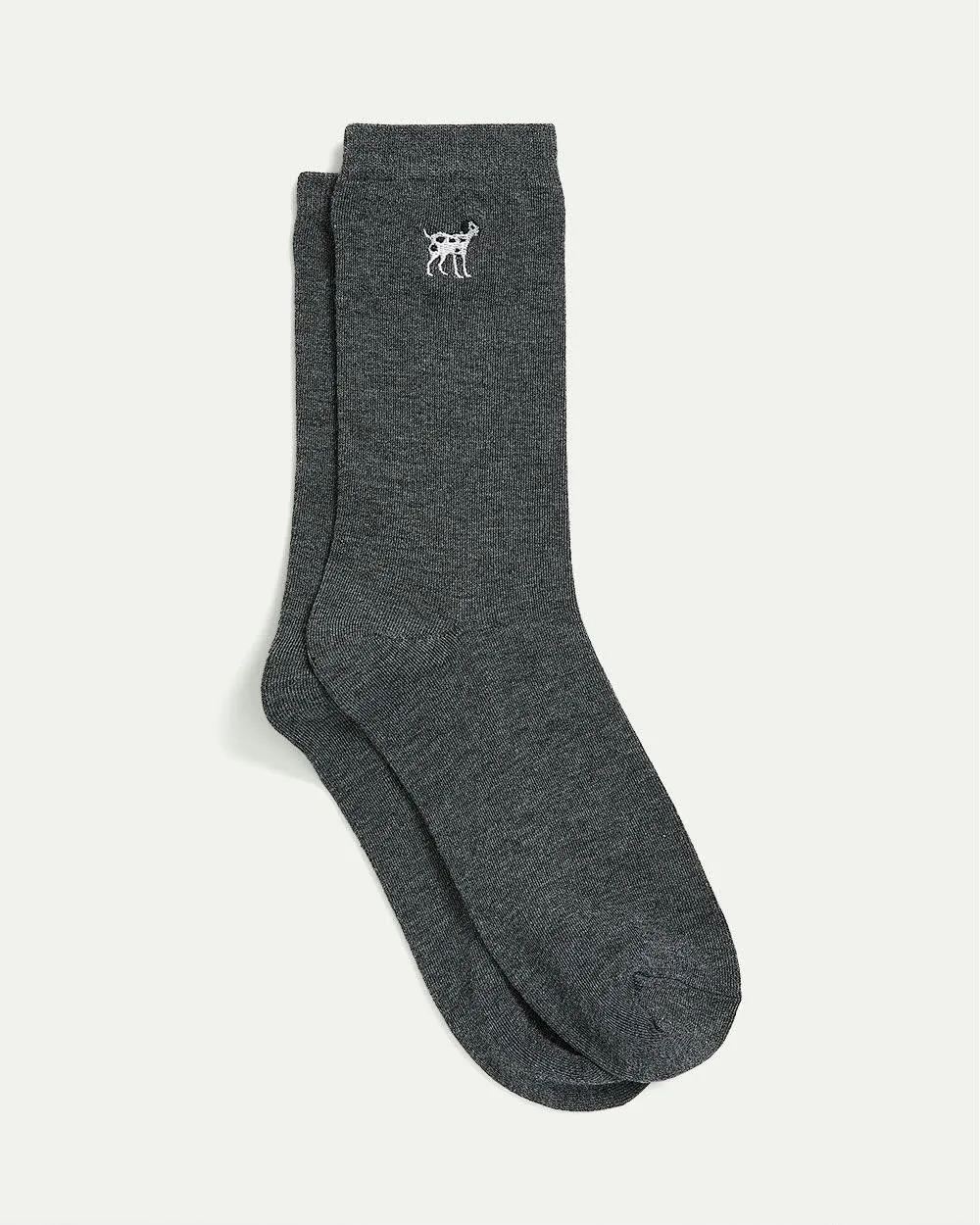 Cotton Anklet Socks with Dalmatian at Hem sold by Reitmans