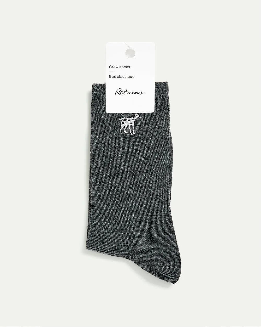 Cotton Anklet Socks with Dalmatian at Hem sold by Reitmans product image thumbnail 2
