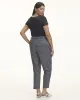 Tapered-Leg High-Rise Pant with Sash - Petite sold by Reitmans