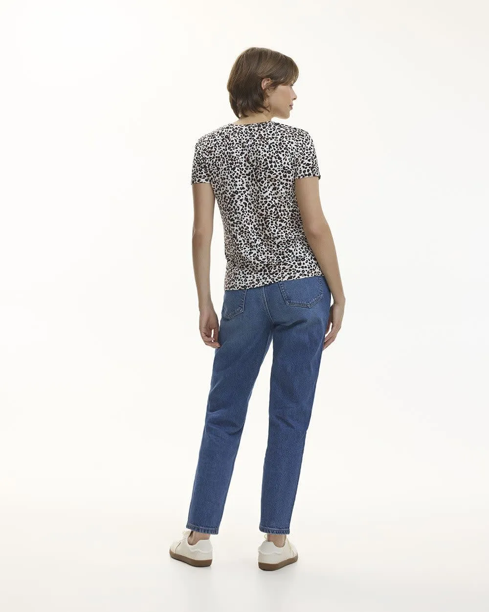 Short-Sleeve Crew-Neck Tee sold by Reitmans product image thumbnail 2