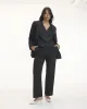 Double-Breasted Pinstripe Blazer sold by Reitmans