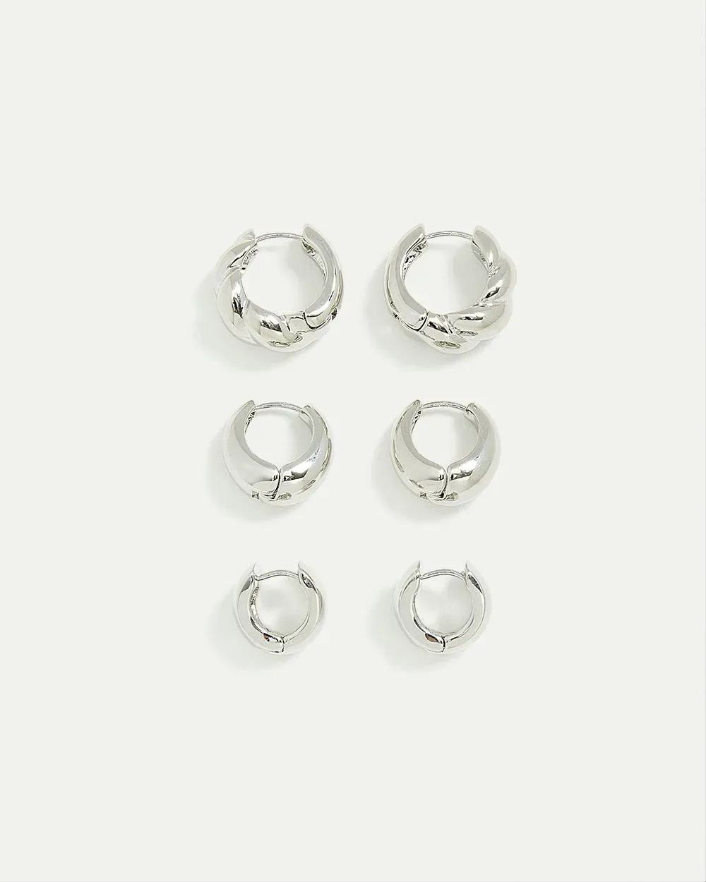 Chunky Hoops - 3 Pairs sold by Reitmans product image thumbnail 4