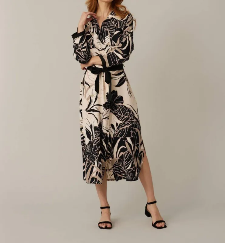 Joseph Ribkoff - Tropical Print Dress made by Reitmans