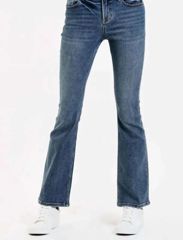 DEAR JOHN DENIM - Jax Mid Rise Bootcut Jeans - Silverdale sold by Reitmans