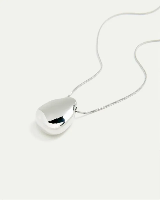 Long Necklace with Metal Stone Pendant sold by Reitmans