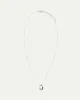 Long Necklace with Metal Stone Pendant sold by Reitmans